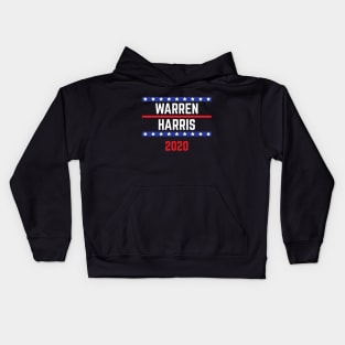 Elizabeth Warren and Kamala Harris on the one ticket? Kids Hoodie